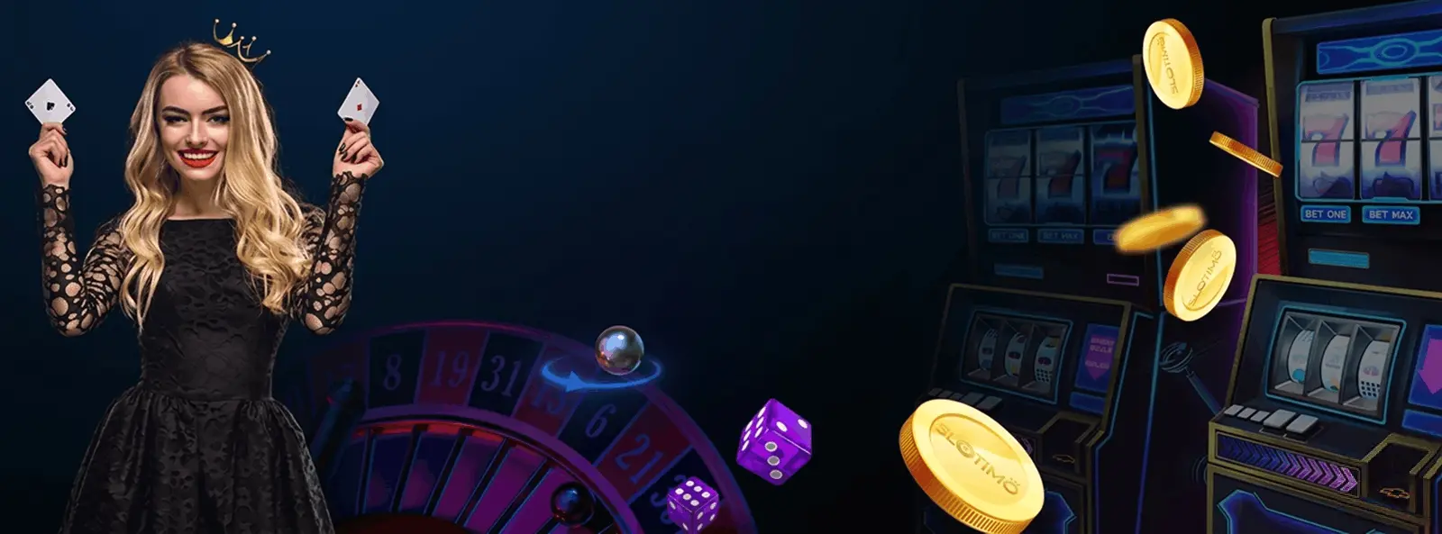 Slotimo — pacchetto benvenuto casinò 4-in-1